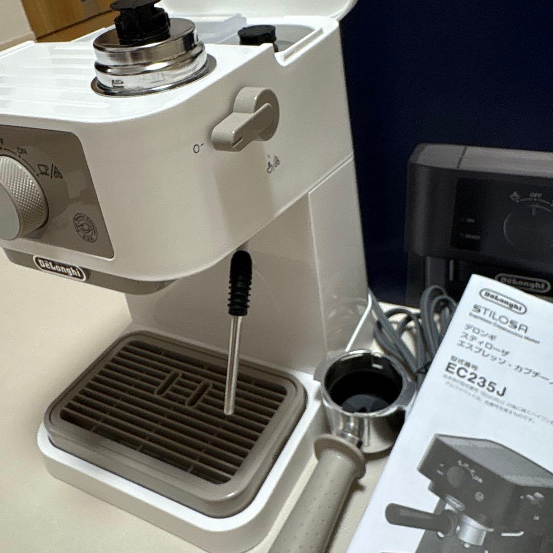 DeLonghi スティローザ（EC235J-W ）エスプレッソメーカー