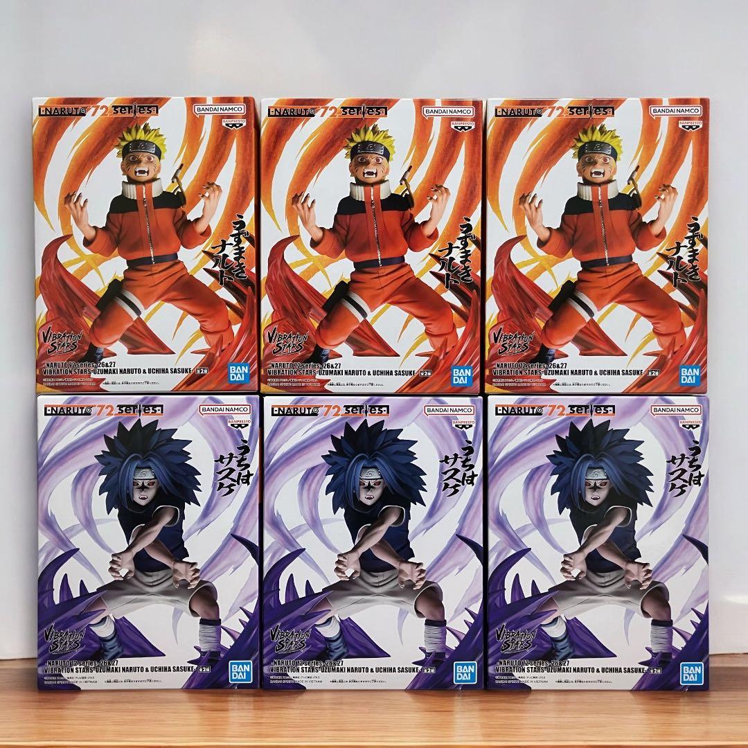 ナルト 72 VIBRATION STARS うずまきナルト うちはサスケ 6個