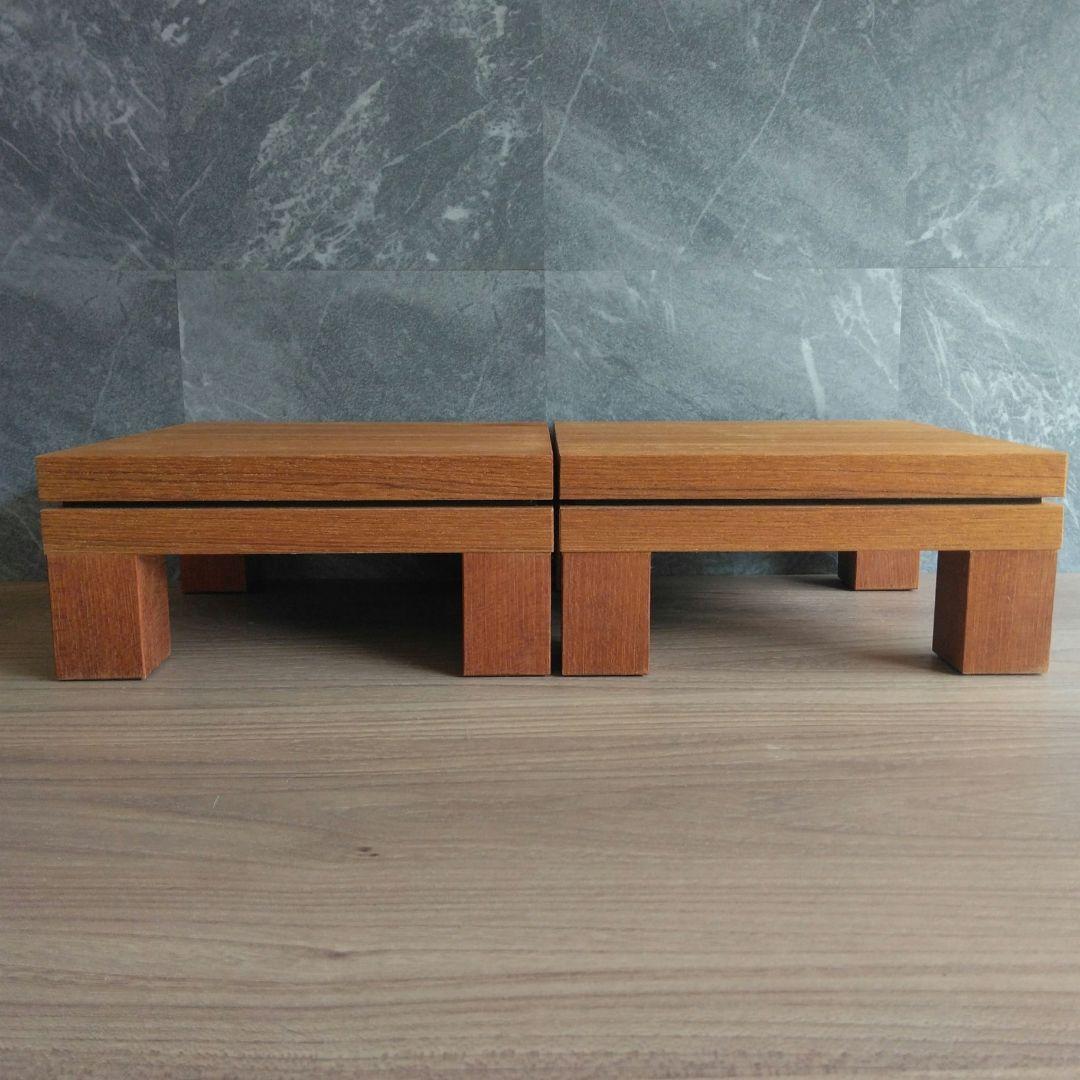 木製スピーカースタンド一対