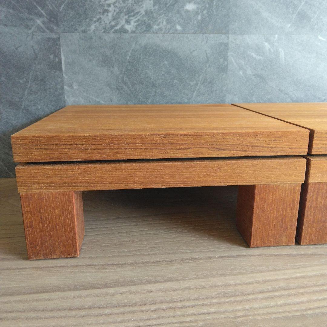 木製スピーカースタンド一対