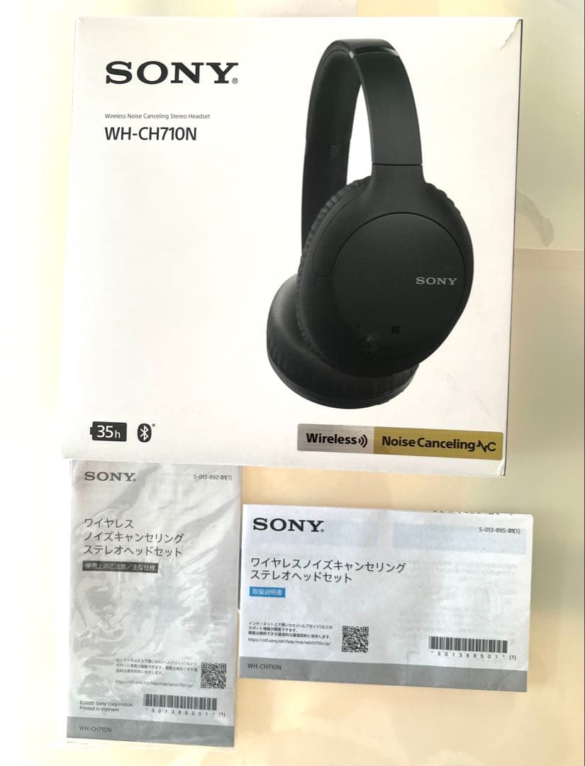 SONY WH-CH710N ワイヤレスヘッドセット　ネイビー