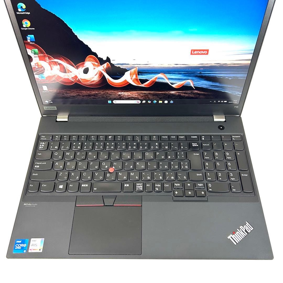 美品 Lenovo ThinkPad T15 Gen2 16GB バッテリー良好