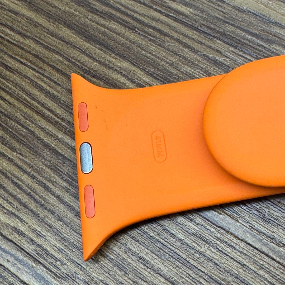 2662 Apple Watch エルメス　オレンジ　スポーツバンド　シリコン