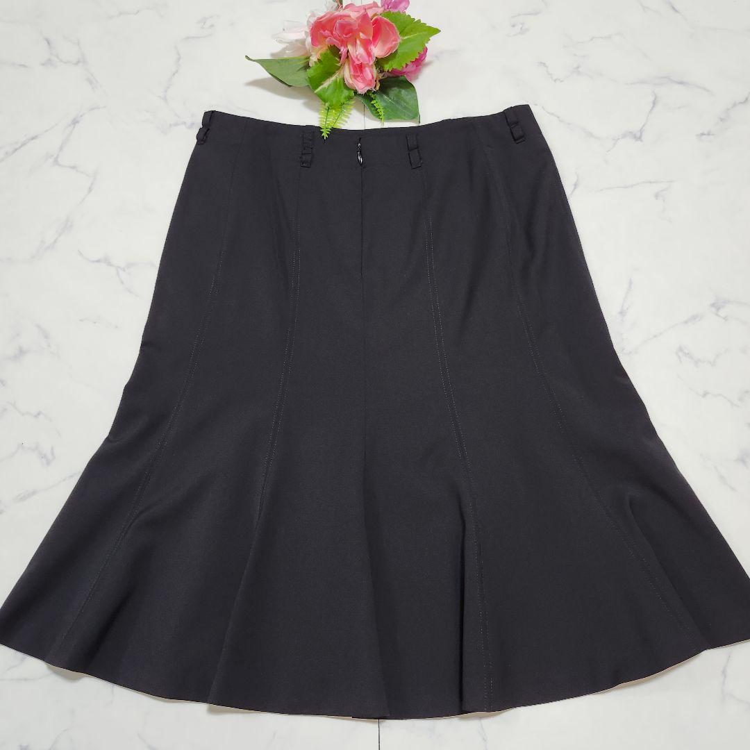 バーバリーロンドン　スカートスーツ　セットアップ　イタリア製生地　40　ブラック