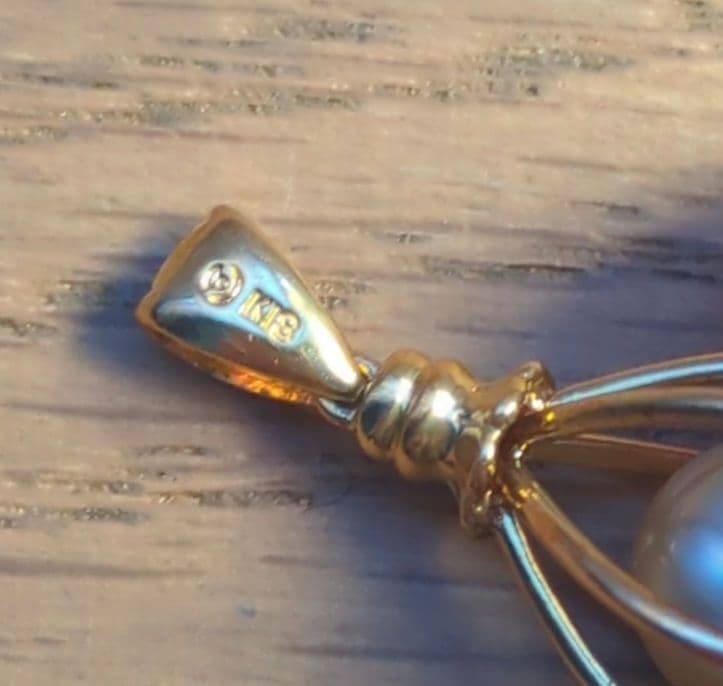 K18 ゴールド パールペンダント