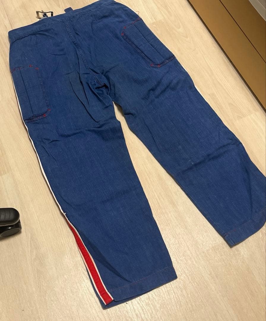 70's デニムモトクロスパンツ　古着