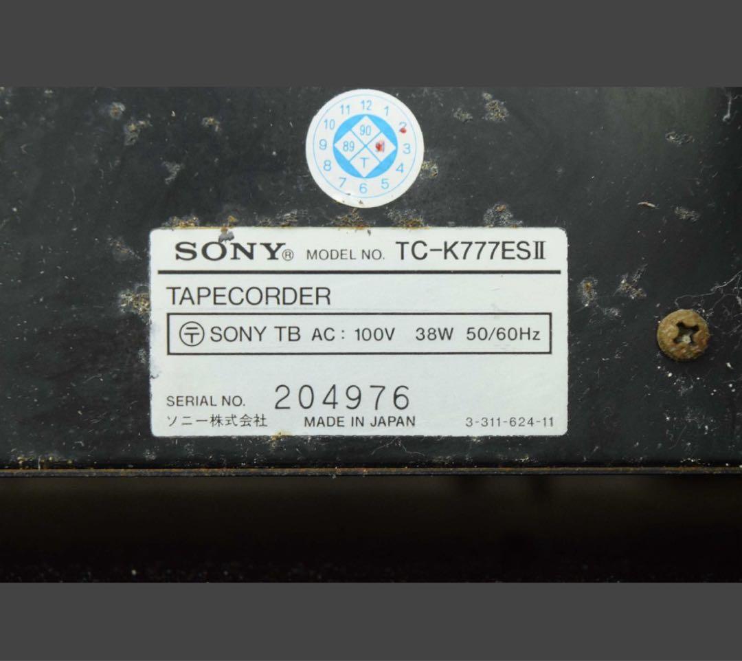 SONY TC-K777ES II カセットデッキ ソニー