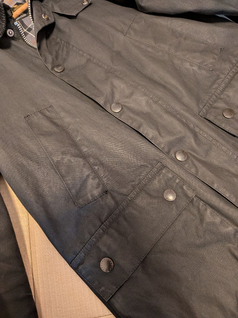 Barbour BEDALE ブラック黒 　バブアービデイル　美品