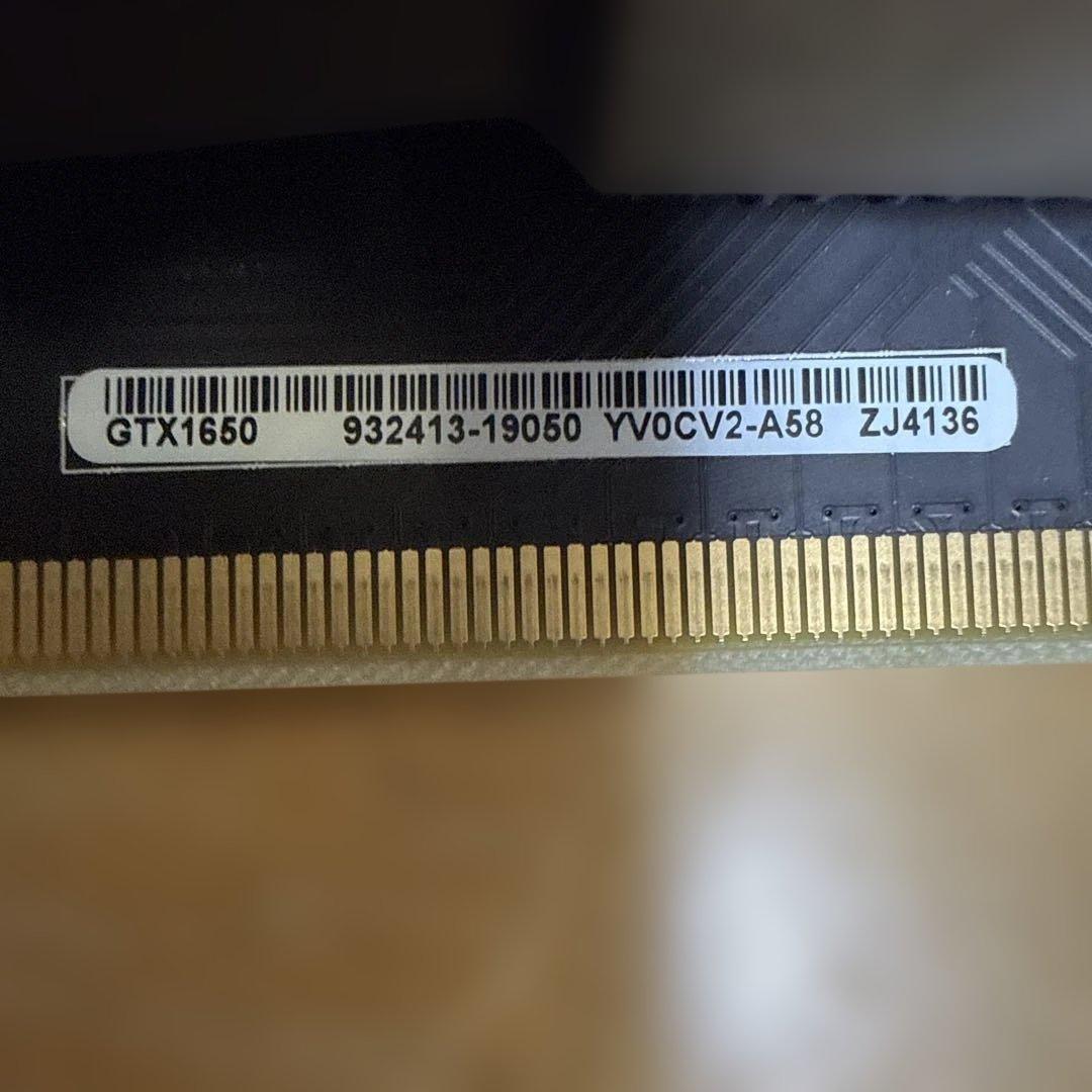 ASUS GTX 1650 グラフィックボード