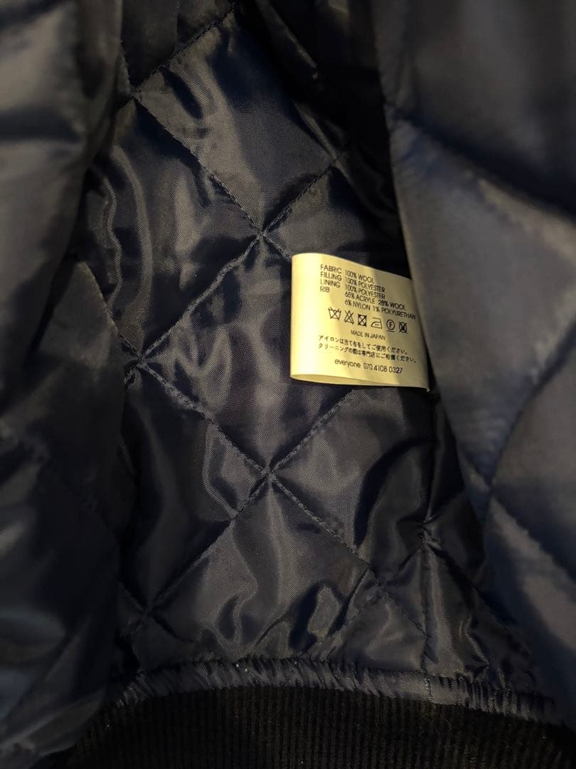 ジャケット・アウター everyone varsity jacket *no patch (NAVY)