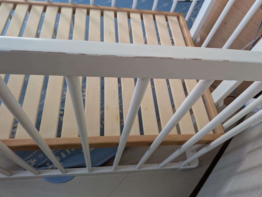 ファルスカ　ミニジョイントベッド　ベビーベッド　ホワイト