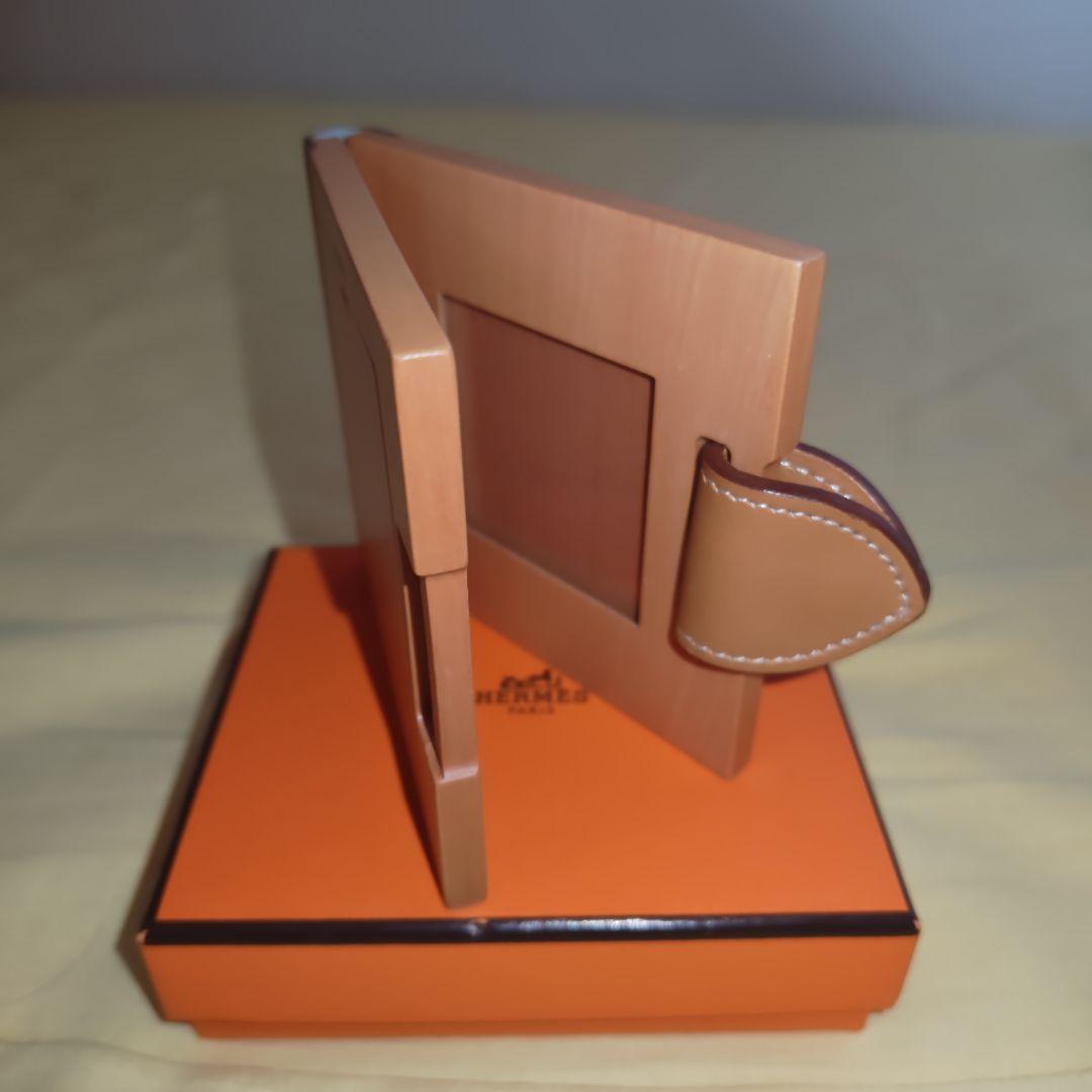 【レア・未使用】エルメス　ウッド　フォトフレーム PM