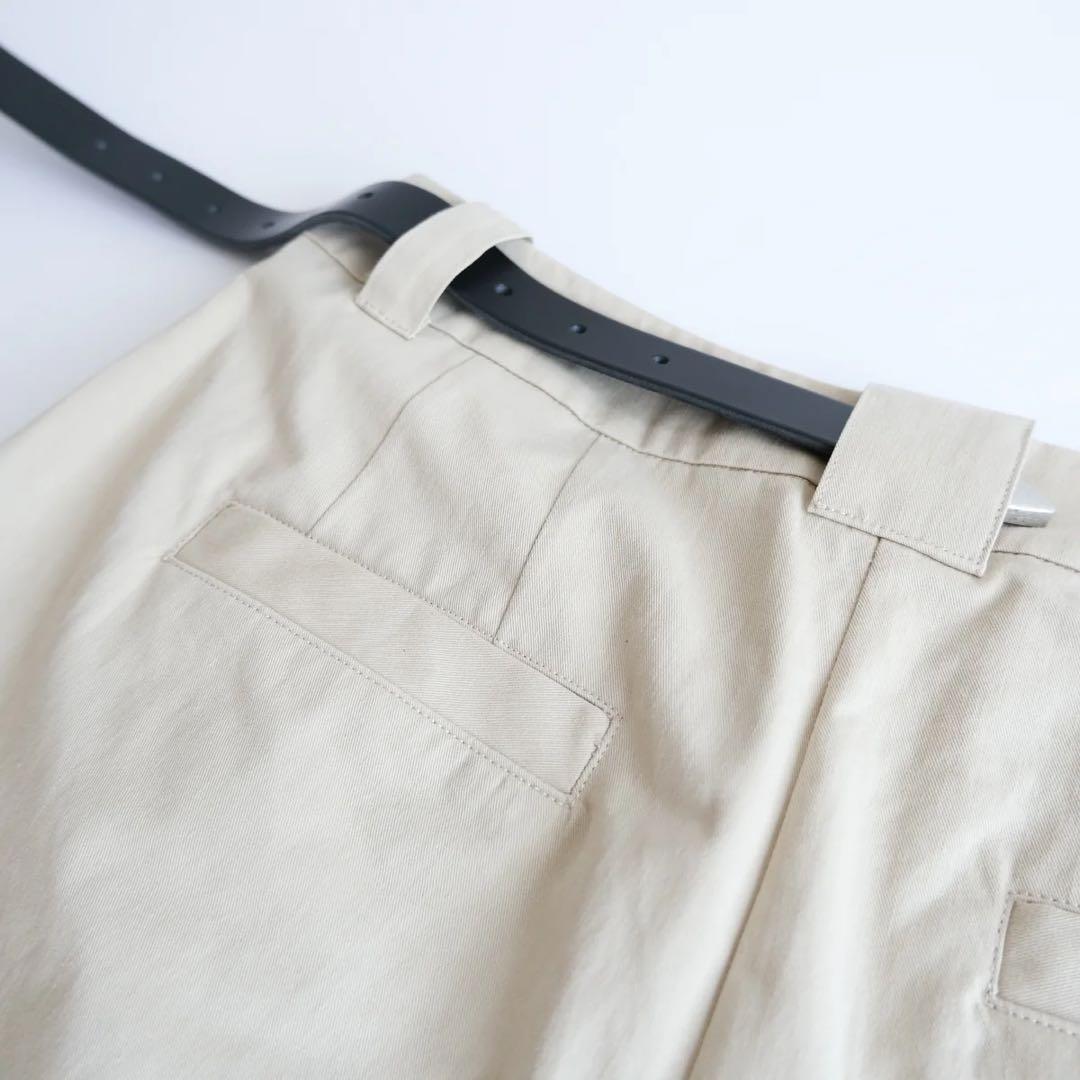 SEAROOMLYNN 2tuckワイドストレートチノパン