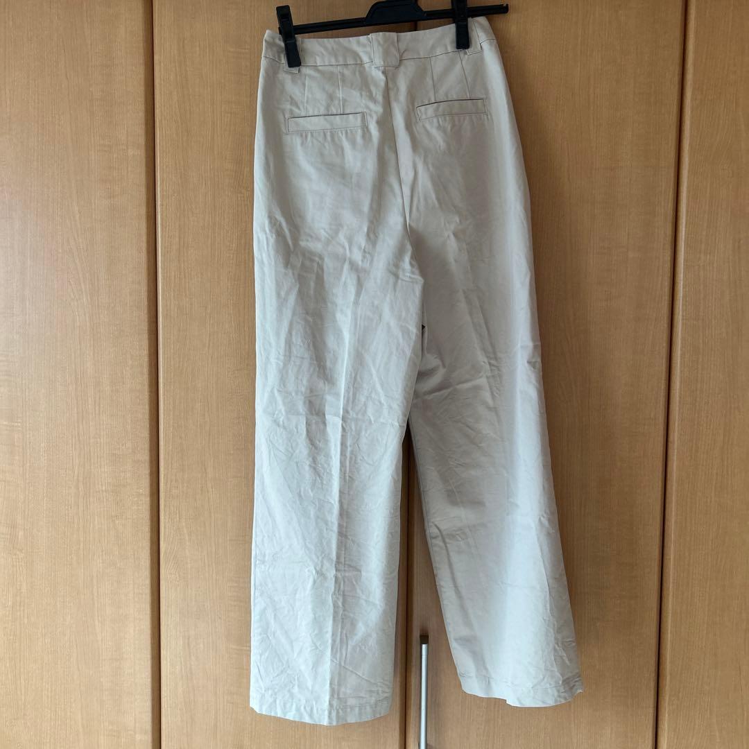 SEAROOMLYNN 2tuckワイドストレートチノパン