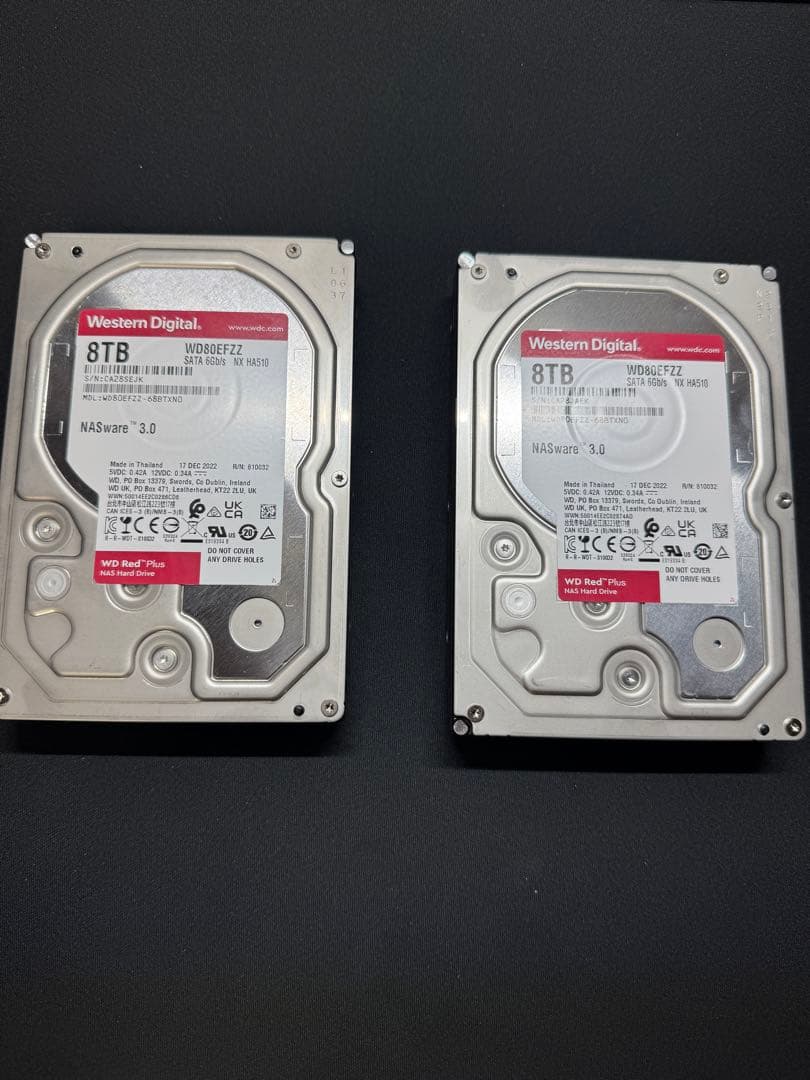 Western Digital Red Plus NAS用 3.5インチ 8TB