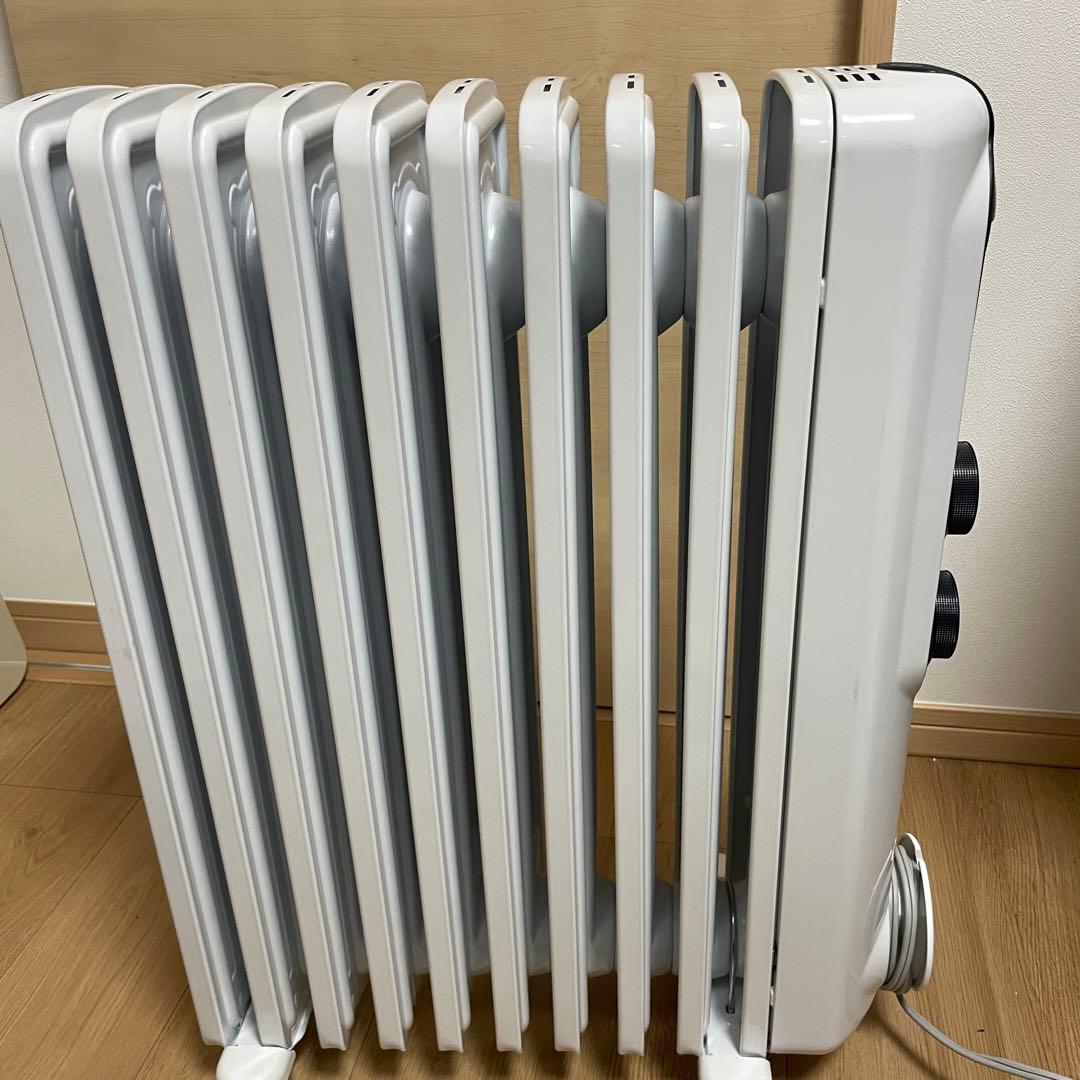 DeLonghi オイルヒーター ホワイト RHJ35M1015-BK デロンギ