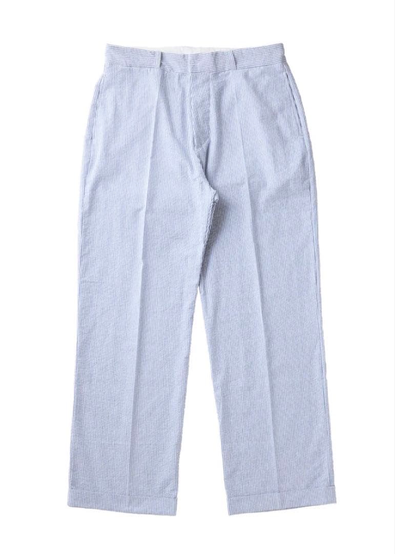 パンツ G&F Co SEERSUCKER TROUSERS NAVY ATLAST
