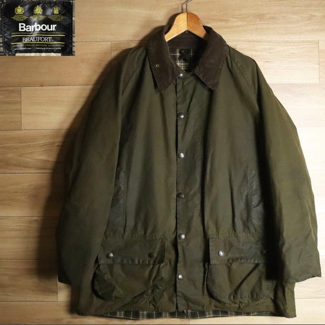 90s　Barbour　バブアー　ビューフォート　オイルドジャケット