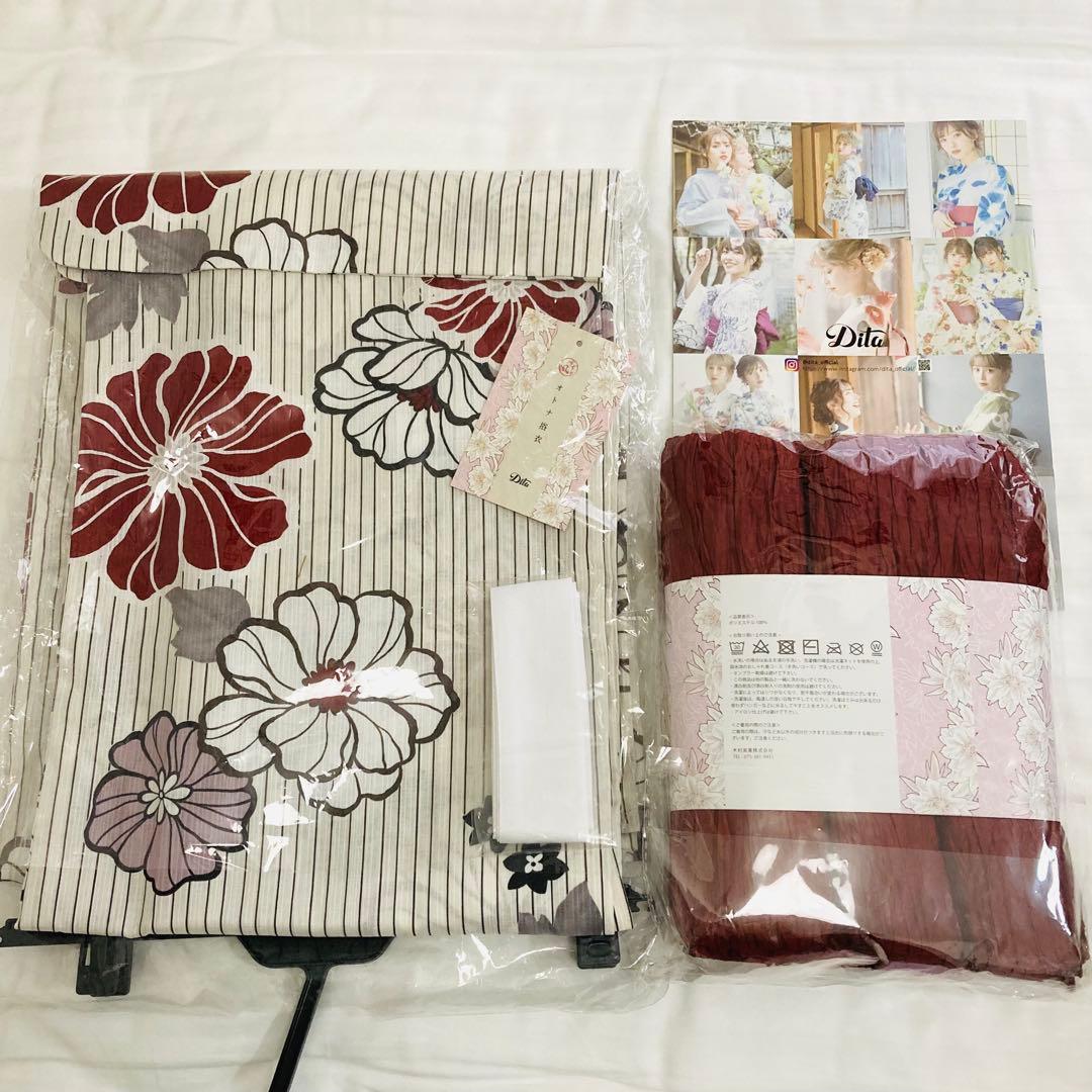 【新品未使用】Dita 浴衣5点セット