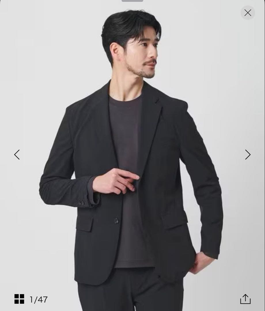 360°MASTER スマート 2B ジャケット パンツ　上下セットブラック M