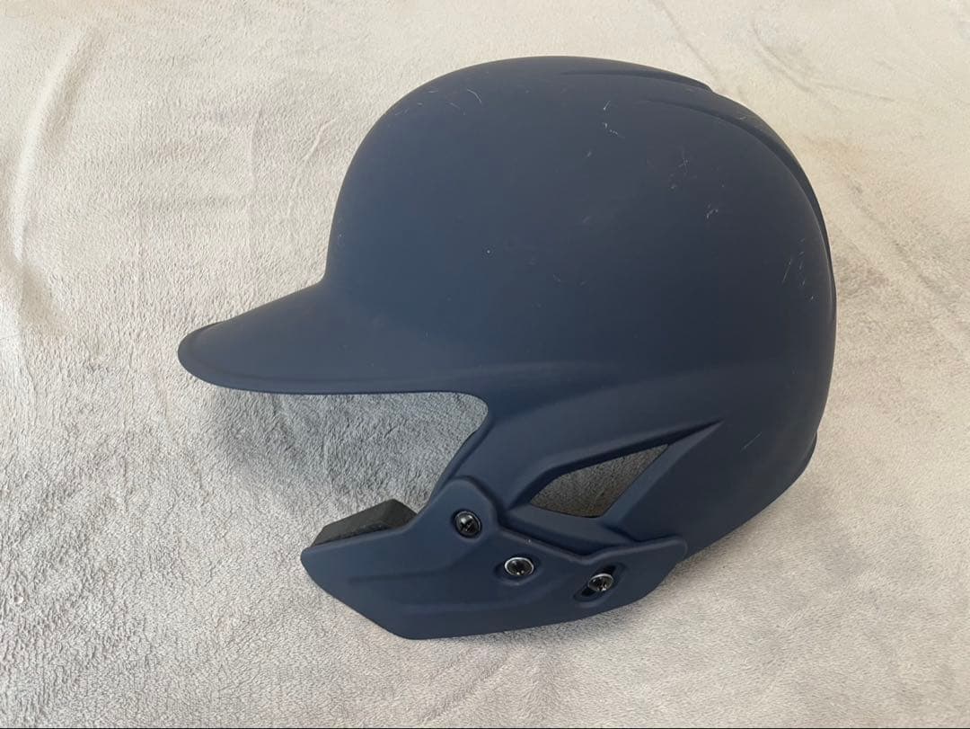 ゼット（ZETT） 軟式打者用顎ガード付きヘルメット つや消し