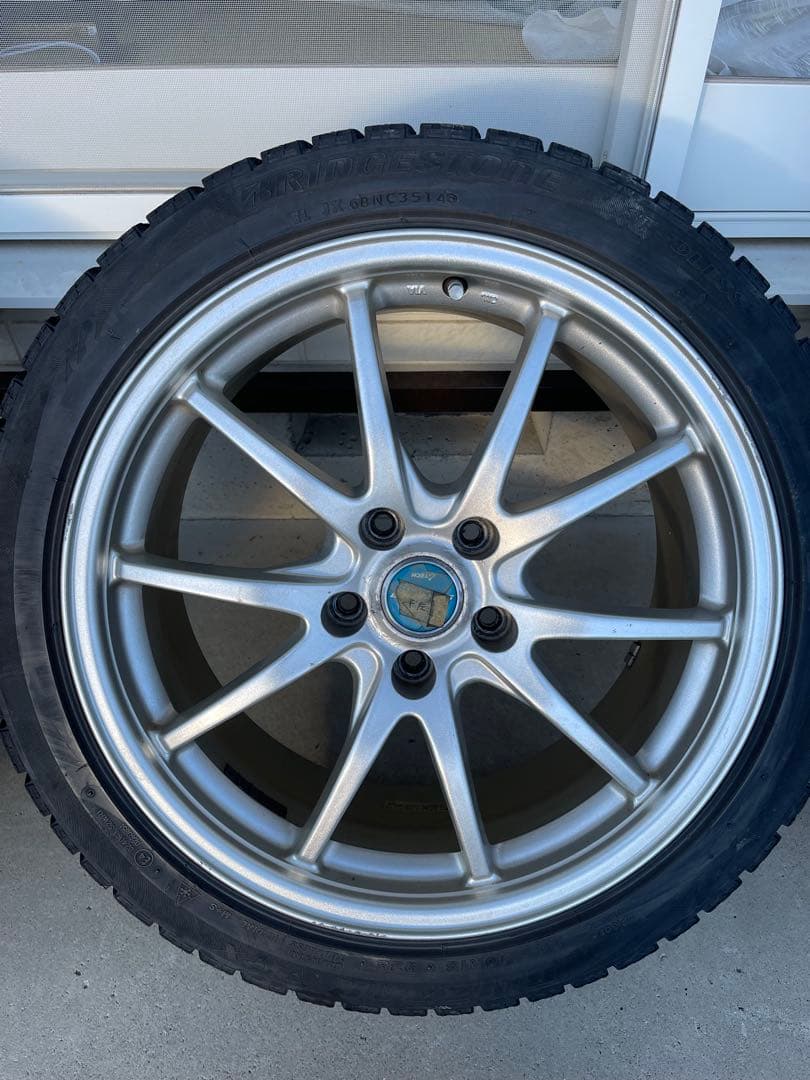 た*い様 18インチ ホイールセット 10スポークデザイン A-TECH インプ