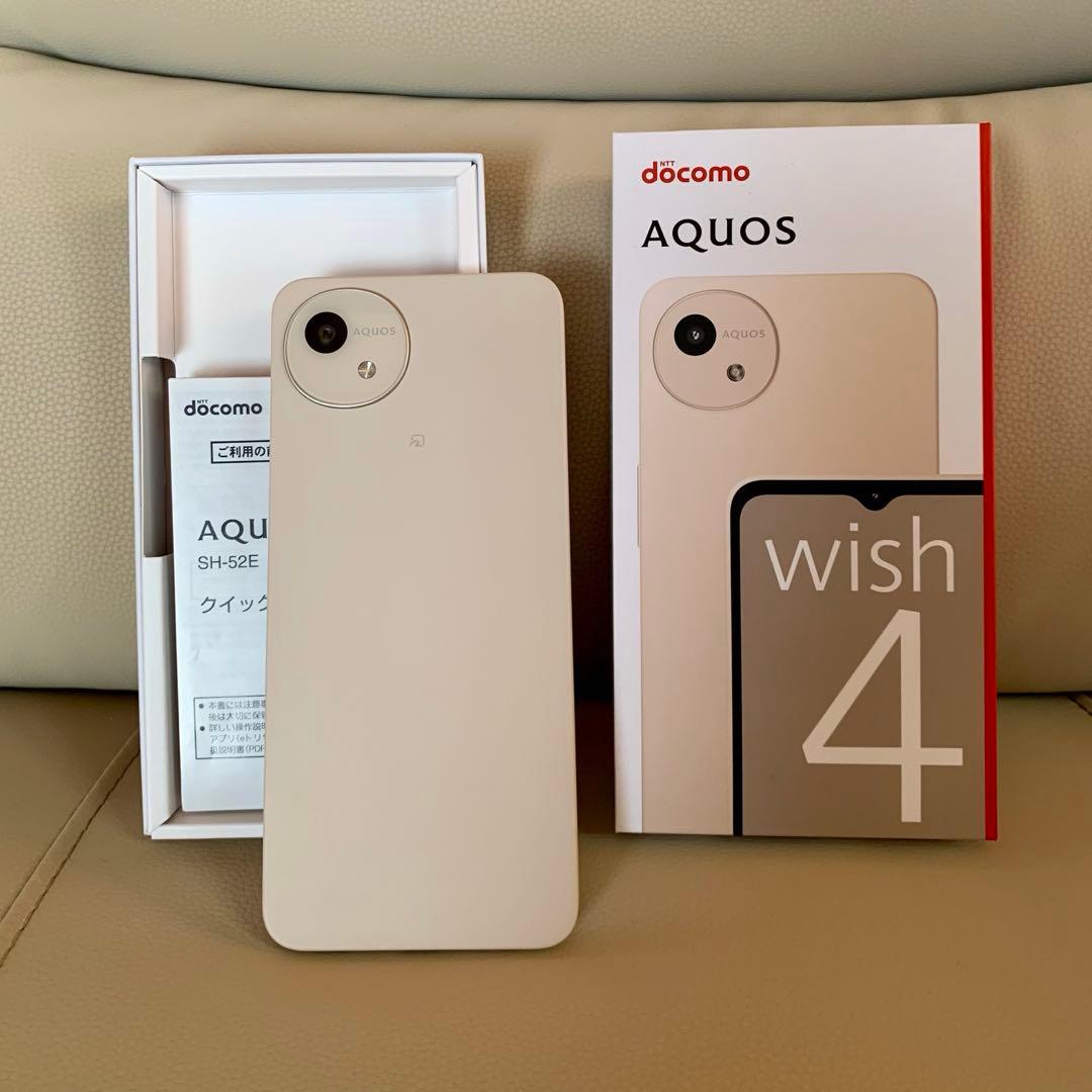 美品 docomo AQUOS wish4 スマホ 本体 ドコモ