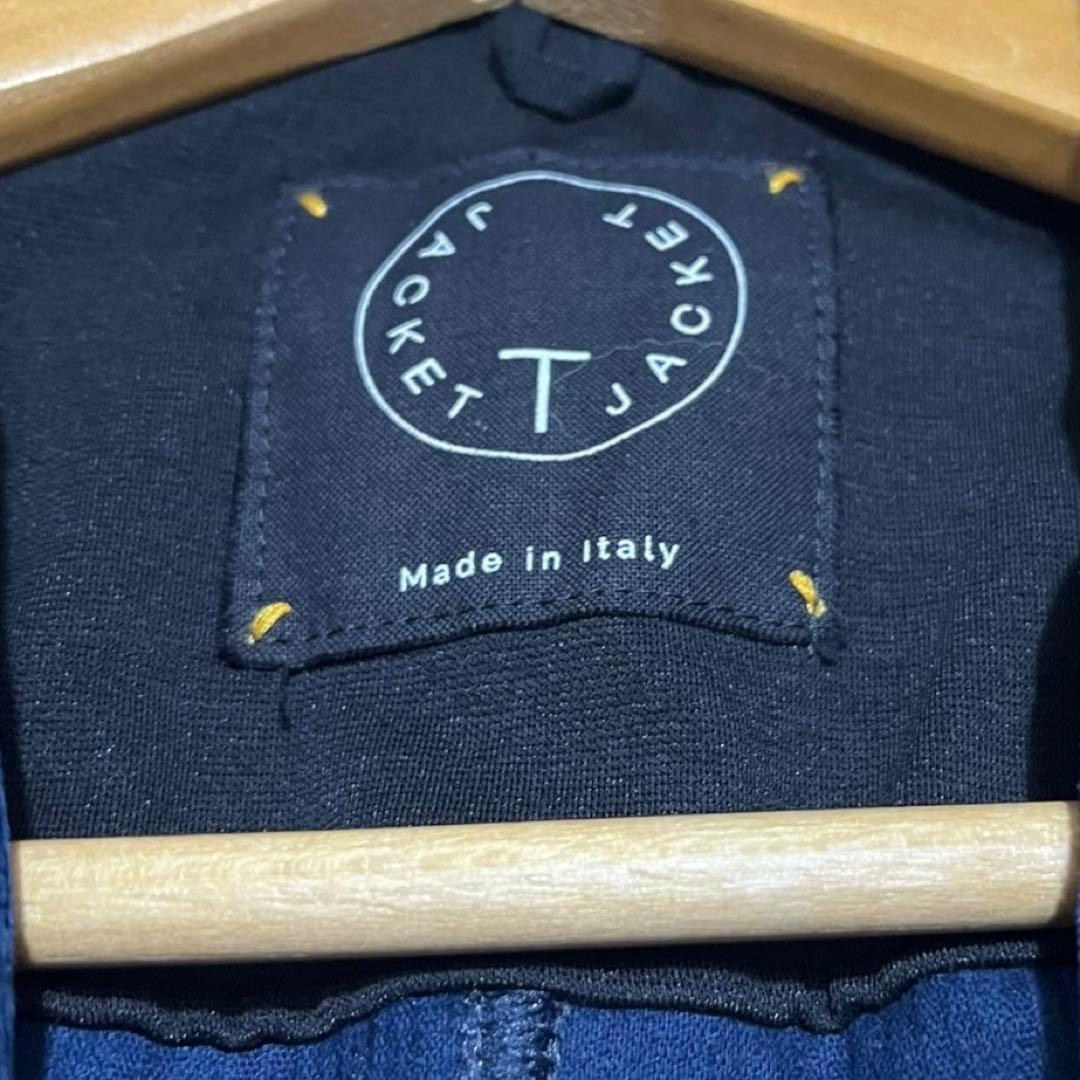 未使用級T-JACKET XLコーデュロイ デザイリング加工イタリア製 シングル