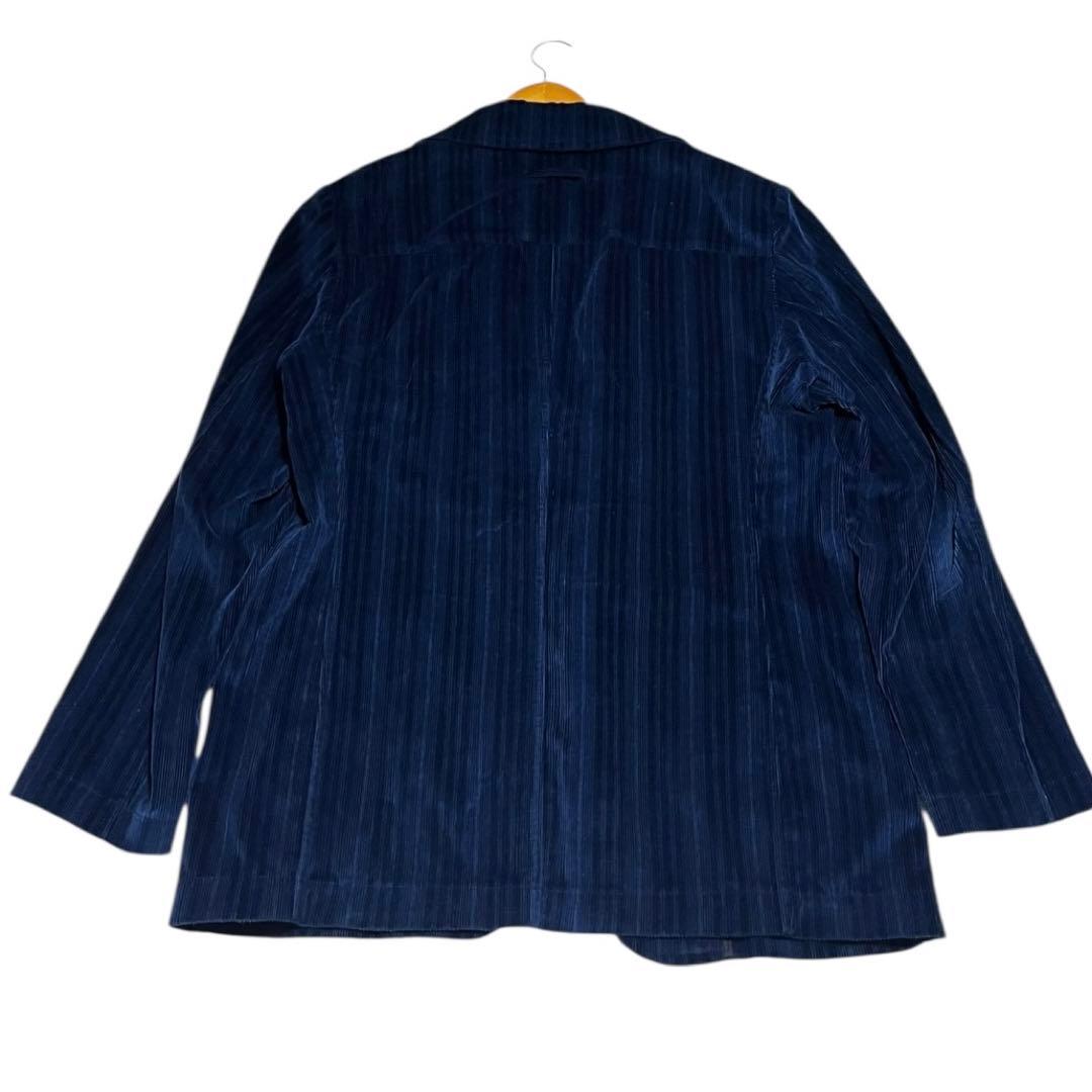 未使用級T-JACKET XLコーデュロイ デザイリング加工イタリア製 シングル