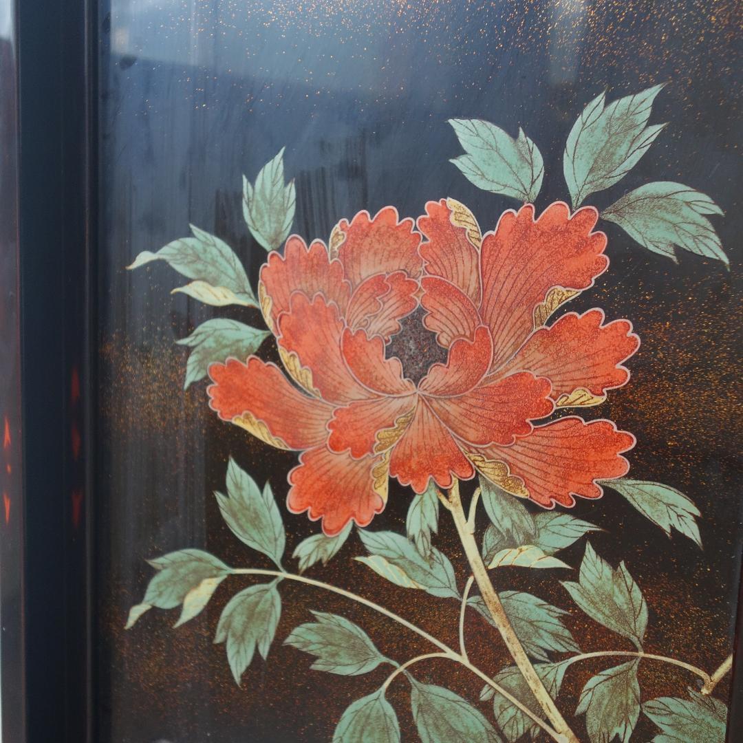 アンティーク　蒔絵　三面鏡　鏡台　漆芸　伝統工芸　骨董　古美術　古家具