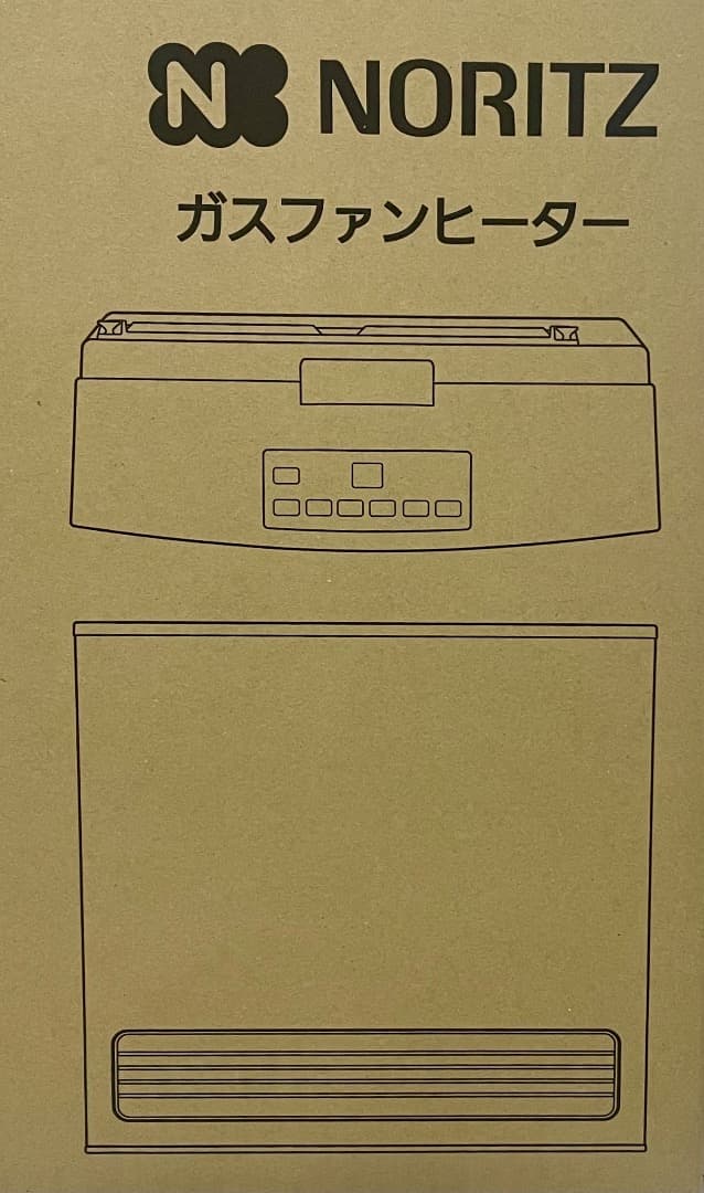 新品 NORITZ ガスファンヒーター GFH-4007S-W5 ガスホース3m
