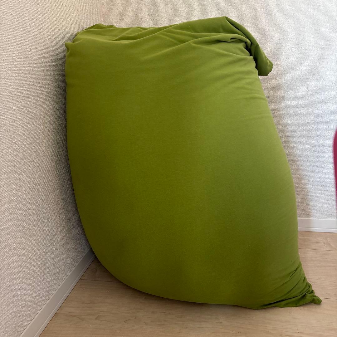 【美品】ヨギボー　ミディ　グリーンカバー