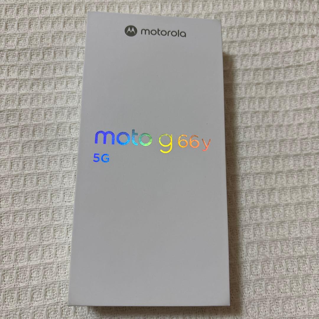 新品未使用　モトローラ　moto g66y 5G 本体　ブラックオイスター