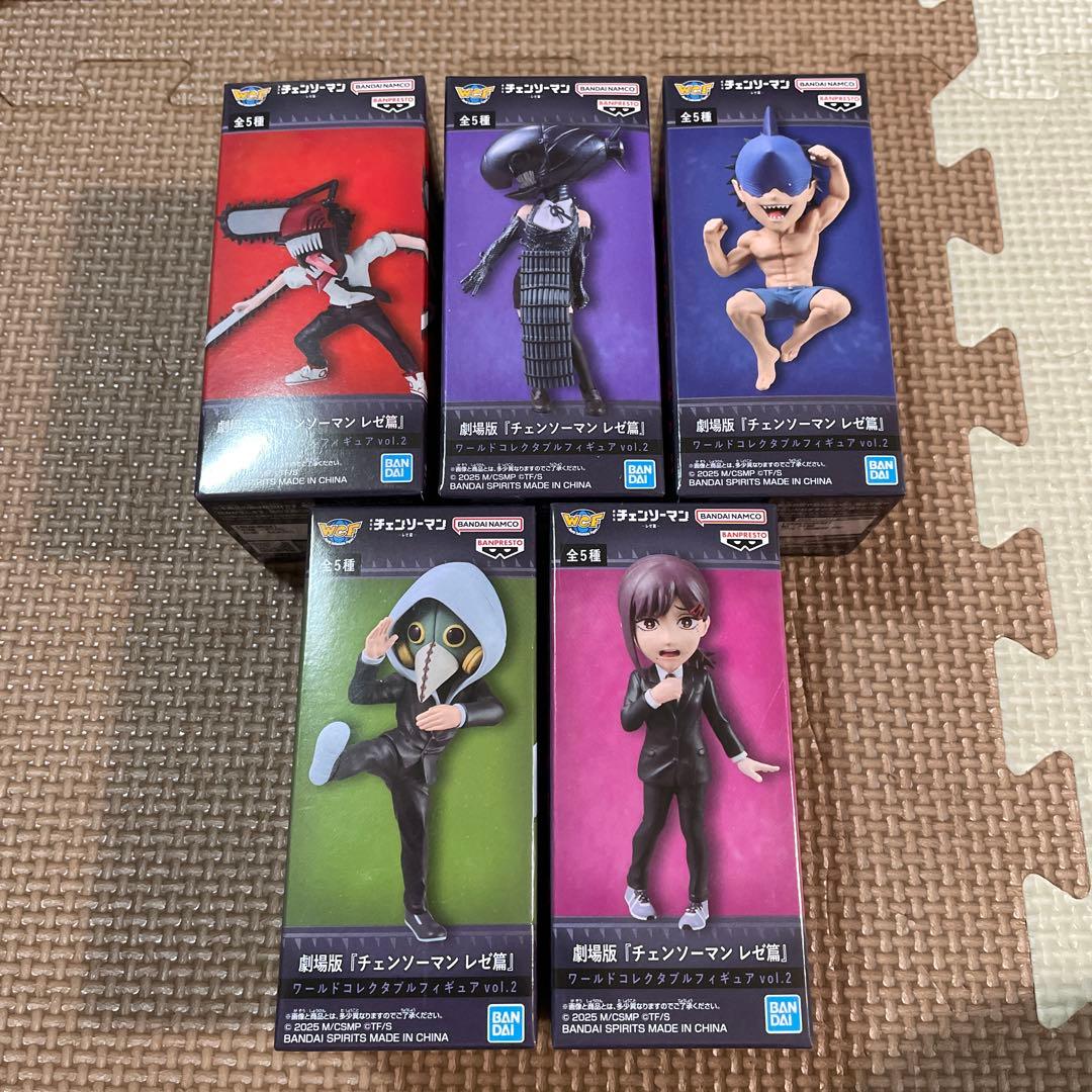 劇場版 チェンソーマン レゼ篇 ワールドコレクタブルフィギュア 全５種セット