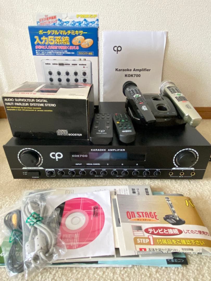 新品同様 CLASSIC PRO KOK700 カラオケアンプ マイク他セット