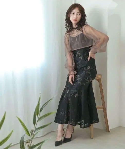 美品 kana カナ チュールボレロセット L ゆったり 大きい パーティー