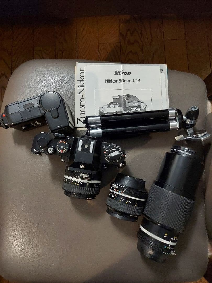 まつ　Nikon EL2一眼レフフィルムカメラレンズセット