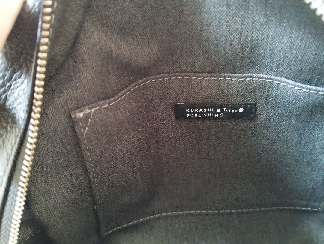 北欧、暮らしの道具店　レザー　ミニハンドバッグ　ボストン