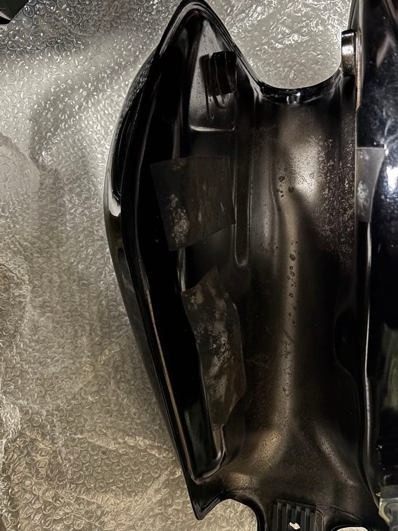 FTR223 黒タンク クロームキャップ付き　最終値下げ