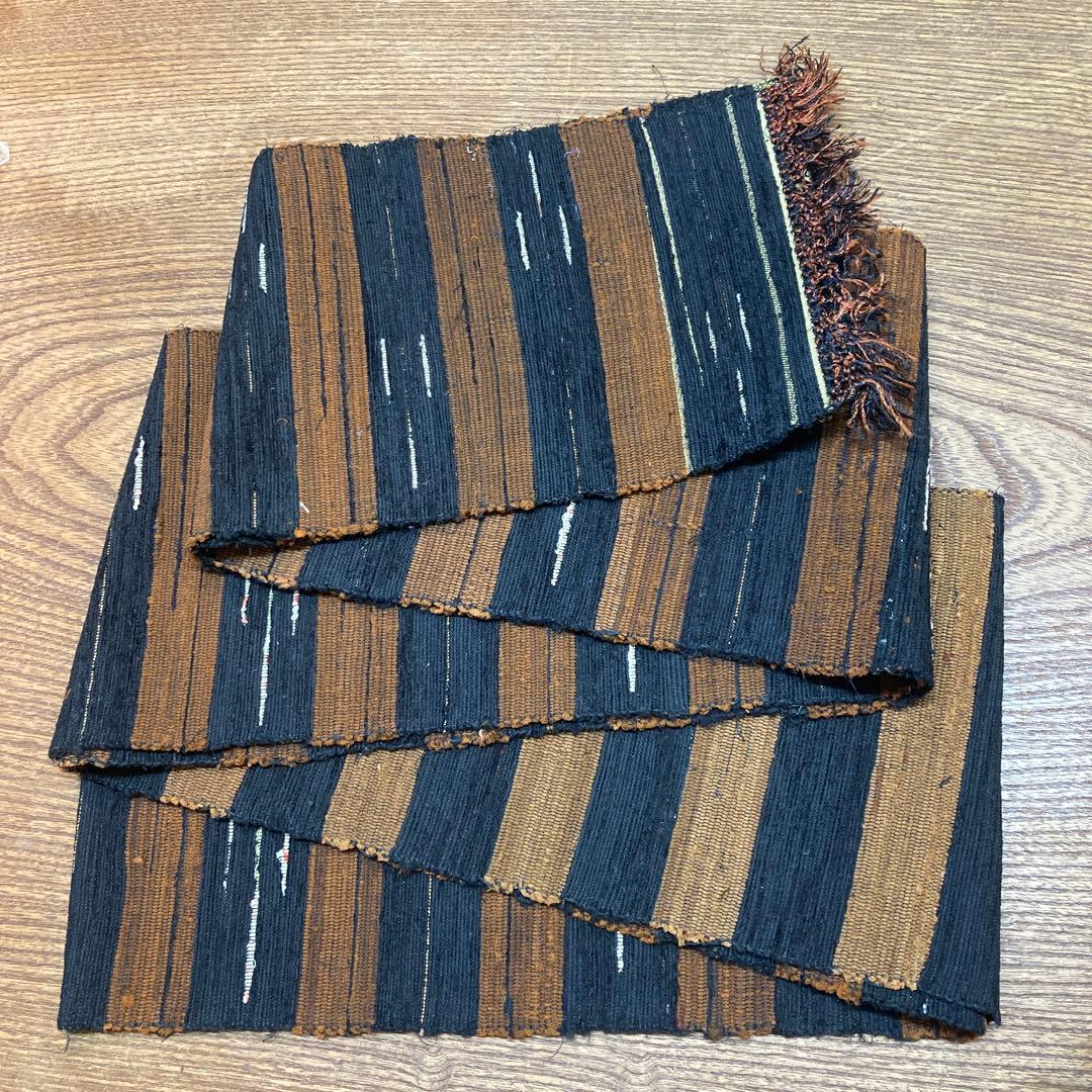 Os542 裂織 半幅帯