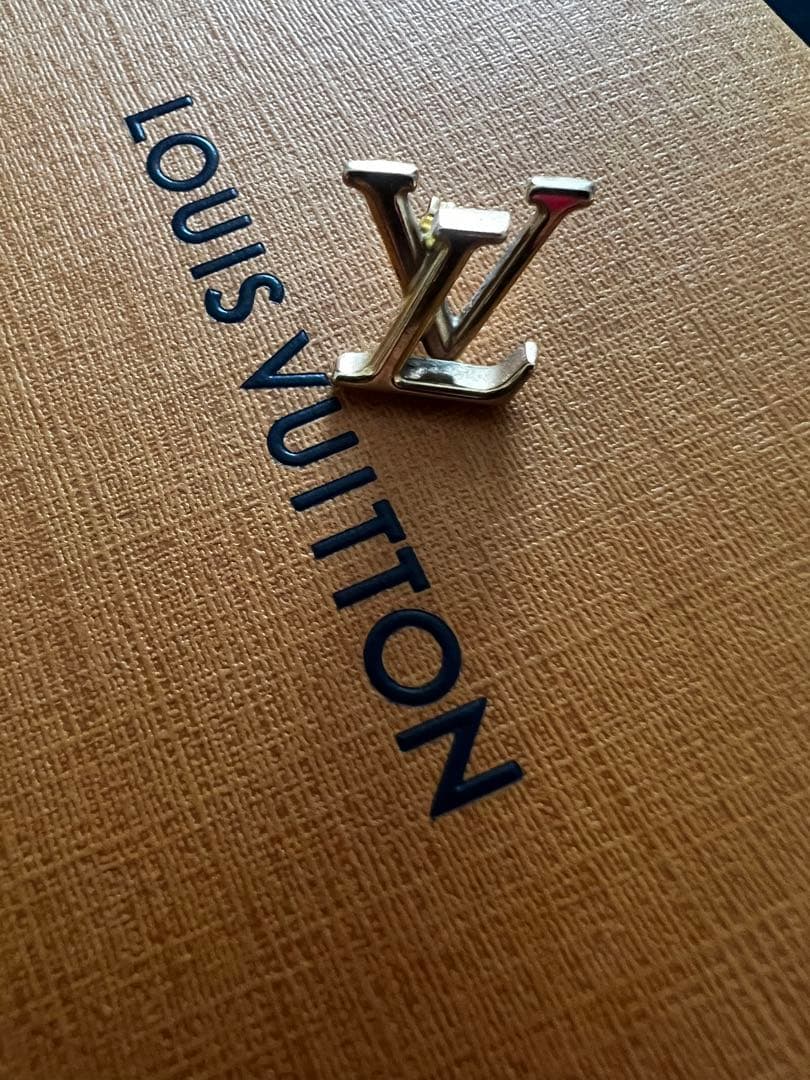 Louis Vuitton ゴールドロゴピアス