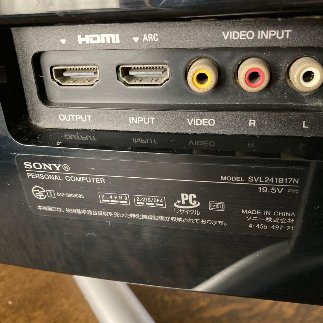 SONY VAIO SVL241B17N タッチパネルモニター