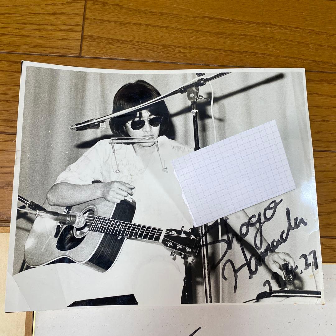 浜田省吾さん　直筆サインand写真セット