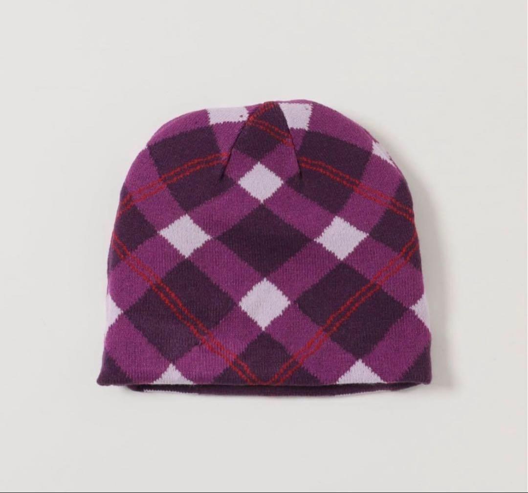 SOL soonerorlaterPLAID REVERSIBLE ビーニー