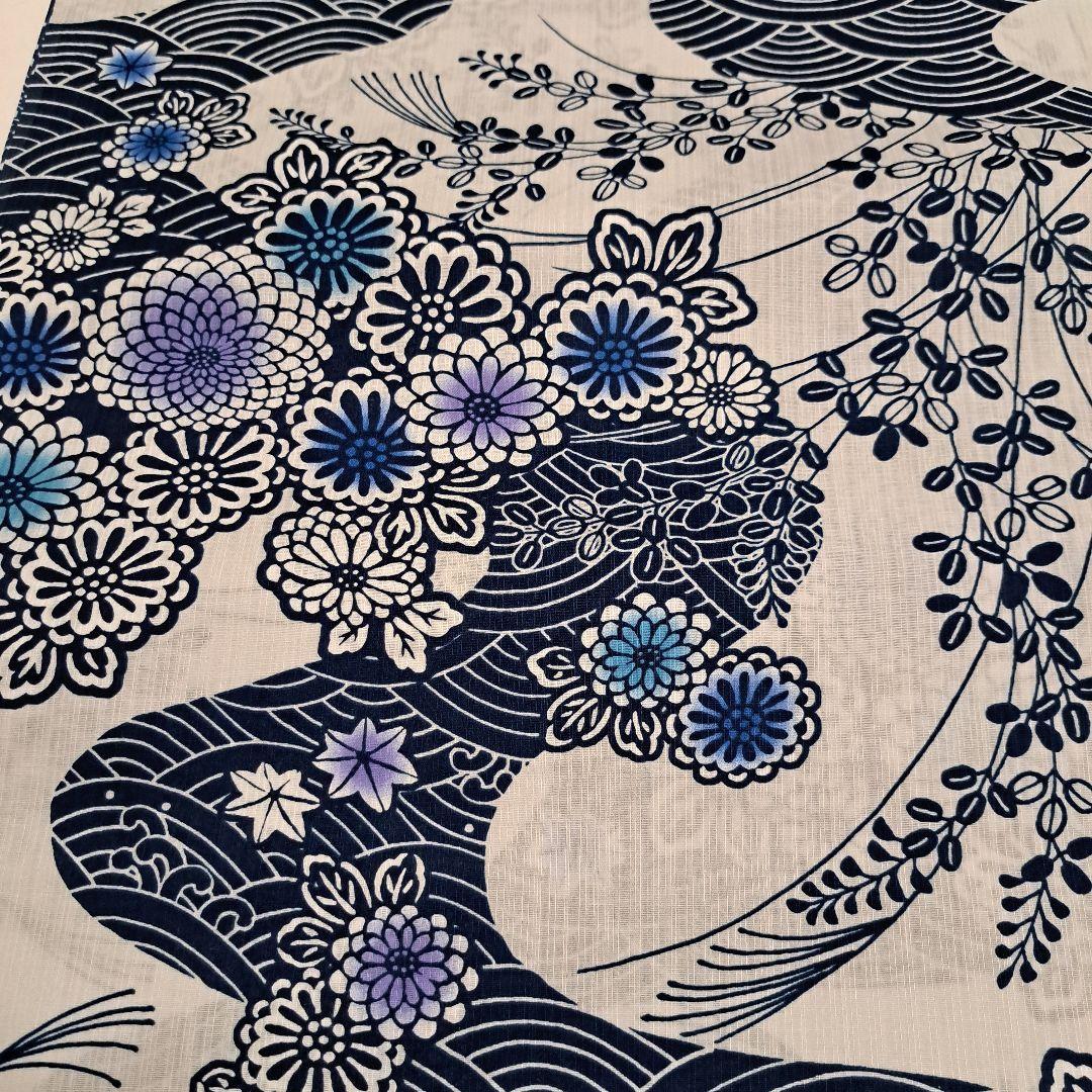 No.5404　浴衣　綿　着物　反物　新品未使用