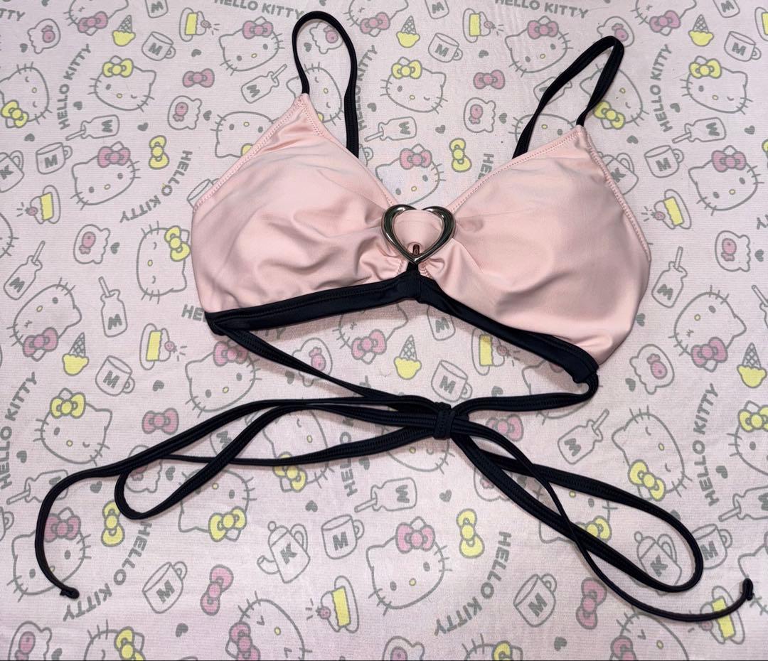 ⭐️シェリミー⭐️ハートバックルバイカラービキニ(ピンク)