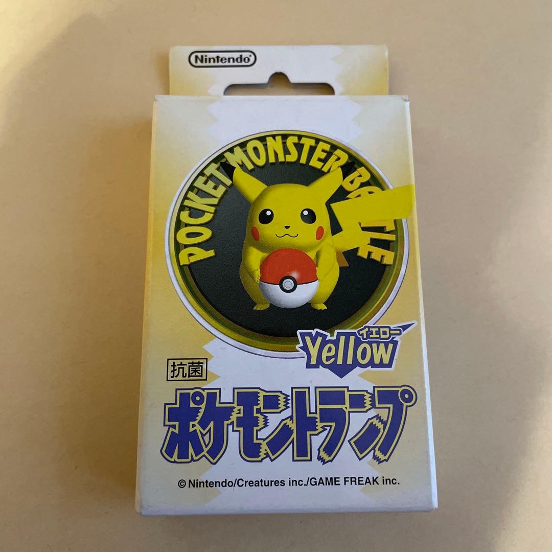 ポケットモンスターポケモン　イエロー トランプセット ピカチュウ