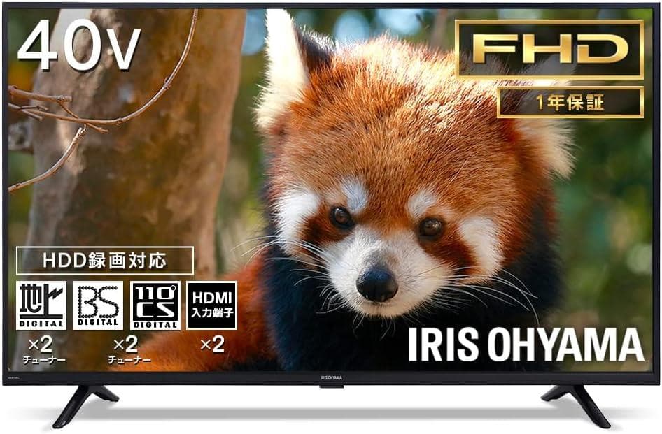 未使用品 IRIS OHYAMA 40V型 液晶テレビ 40FB10PB