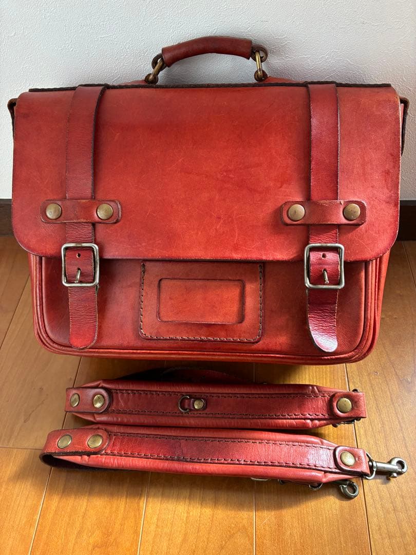 HERZ　横型ランドセル　2way　リュック・バックパック　レッド