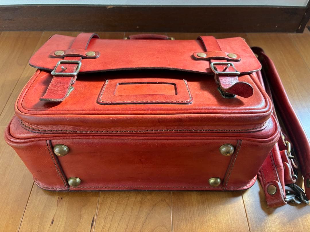 HERZ　横型ランドセル　2way　リュック・バックパック　レッド